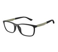Emporio Armani EA3280U 6374 Man Optical frames Injected Black Transparent Pillow Normal