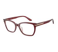Emporio Armani EA3282BU 6377 Woman Optical frames Acetate Red Transparent Cat Eye Normal