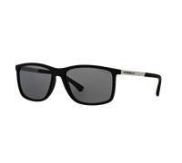 Emporio Armani EA4058 506381 Man Sunglasses Injected Black Grey Squared Polarized
