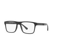 Emporio Armani EA4115 58011W Man Sunglasses Injected Black Transparent Squared Normal