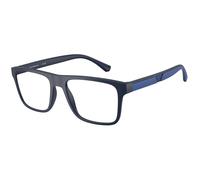Emporio Armani EA4115V 5759 Man Optical frames Injected Blue Transparent Squared Normal