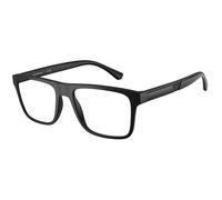Emporio Armani EA4115V 5801 Man Optical frames Injected Black Transparent Squared Normal
