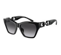 Emporio Armani EA4203U 50178G Woman Sunglasses Acetate Black Grey Cat Eye Normal Shaded