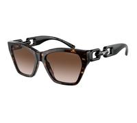 Emporio Armani EA4203U 502613 Woman Sunglasses Acetate Turtle Brown Cat Eye Normal Shaded