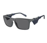 Emporio Armani Man EA4219 610387 Sunglasses Injected Grey Grey Squared Polarized