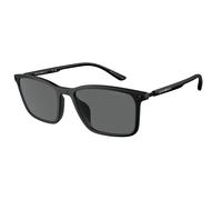 Emporio Armani EA4223U 500187 Man Sunglasses Injected Black Grey Squared Normal
