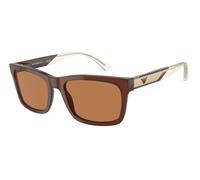 Emporio Armani EA4224 609573 Man Sunglasses Acetate Brown Brown Squared Normal