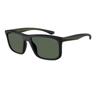 Emporio Armani EA4234U 500171 Man Sunglasses Injected Black Green Squared Normal