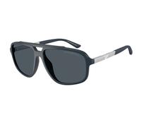 Emporio Armani EA4236U 618987 Man Sunglasses Injected Blue Blue Pilot Normal