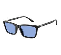 Emporio Armani EA4239U 501780 Woman Sunglasses Acetate Black Blue Squared Normal
