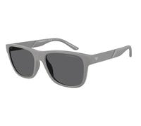 Emporio Armani EA4243 6245/1 Man Sunglasses Injected Grey Grey Squared Polarized