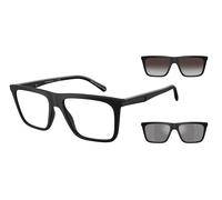 Emporio Armani EA4258 50011W Man Sunglasses Injected Black Transparent Squared Normal