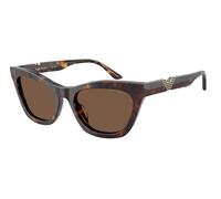 Emporio Armani Woman Sunglass EA4259U - Frame color: Shiny Havana, Lens color: Brown