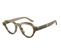 Emporio Armani Man Sunglass EA4264U - Frame color: Brown On Striped Beige, Lens color: Clear
