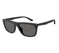 Emporio Armani EA4272U 500187 Man Sunglasses Injected Black Grey Pillow Normal