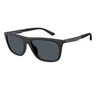 Emporio Armani EA4272U 637387 Man Sunglasses Injected Black Grey Pillow Normal