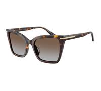 Emporio Armani EA4273BU 502689 Woman Sunglasses Acetate Turtle Grey Squared Normal Nuanced