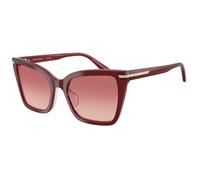 Emporio Armani EA4273BU 6377A5 Woman Sunglasses Acetate Red Pink Squared Normal Nuanced