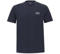 Emporio Armani EA7 Cotton Basic Logo Deep Blue T-Shirt