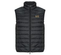 Emporio Armani EA7 Duffel coats TRAIN CORE ID DOWN LIGHT VEST CC 8NPQ06 in Black EU S