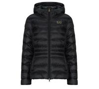Emporio Armani EA7 Duffel coats TRAIN CORE LADY W ECO DOWN JACKET HO MEDIUM PADDED - TRAIN CORE in Black EU XS