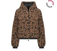 Emporio Armani EA7 Duffel coats TRAIN GRAPHIC SERIES W REVERSIBLE JACKET MEDIUM PADDED - in Brown EU M