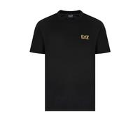 EA7 Core Identity Contrast Short Sleeve T-shirt black gold - L