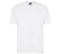 Emporio Armani EA7 Large Embossed Logo Pastel White T-Shirt