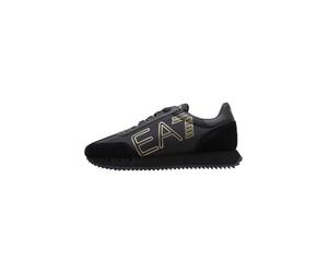 Emporio Armani EA7 Men Vintage Sneakers Black - Gold 7 UK