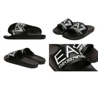 Emporio Armani EA7 Men's Black Seaworld Slides Size UK 11 / EU 46 XCP001 00002
