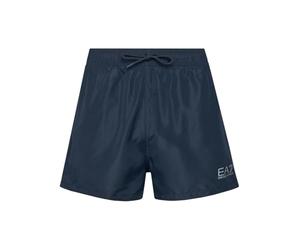 Emporio Armani EA7 Men's Logo Shorts 7M001677, Blue/Silver, XL