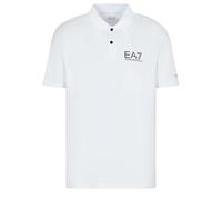 Emporio Armani EA7 Technical Pro Polo Shirt - White-M