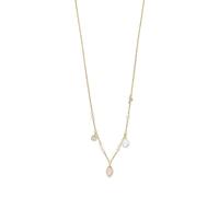 Emporio Armani EGS3117710 Women's Gold Brass Necklace, Length: 380MM+70MM, Width: 6.6MM, Height: 10.8MM, Brass, No Gemstone
