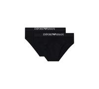Emporio Armani Em000251_af14134 Slips 2 Units Black XL Men