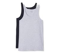 Emporio Armani Error:#REF! 2-Pack Tank Pure Cotton Pyjama Top, White, S UK