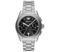 Emporio Armani Federico AR11560 Men's Watch - 43mm Black Dial Stainless Steel
