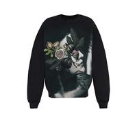 Emporio Armani fig-print crew-neck sweatshirt - Black XL