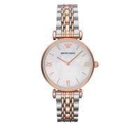 Emporio Armani Gianni T-Bar AR1683 Women's Watch - 32mm White Dial Stainless Steel