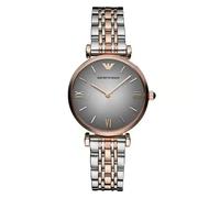 Emporio Armani Gianni T-Bar AR1725 Women's Two-Tone Grey Dial Watch