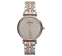 Emporio Armani Gianni T-Bar AR1840 Women's Watch - 32mm Grey Dial Stainless Steel