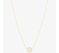 Emporio Armani Gold Tone Round Logo Coin Necklace EG3628710