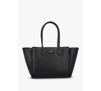 EMPORIO ARMANI Grana Black Leather Winged Shopper Bag Size: One Size,
