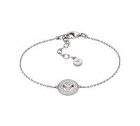 Emporio Armani Jewellery Emporio Armani Eagle Logo New Donuts Sterling Silver Bracelet 1.1x1.1cm, 15cm + 3cm
