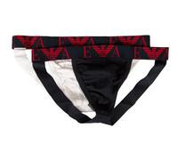 EMPORIO ARMANI jockstrap 2-pack men's briefs visible elastic stretch cotton item