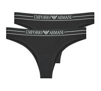 Emporio Armani Knickers/panties 2-PACK BRAZILIAN in Black EU L