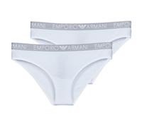 Emporio Armani Knickers/panties BI-PACK BRAZILIAN BRIEF PACK X2 in White EU S