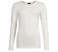 Emporio Armani Ladies Long Sleeves, Crew Neck - Essential Studs, Viscose Stretc