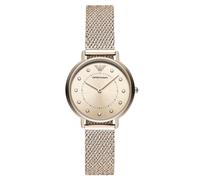 Emporio Armani Ladies' Rose Gold Tone Mesh Bracelet Watch