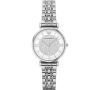 Emporio Armani - Ladies Stainless Steel and Rhinestone Watch AR1925