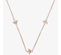 Emporio Armani Ladies Tiny Shiny Logo Rose Gold Tone Necklace EG3502221